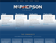 Tablet Screenshot of mcphersonks.org